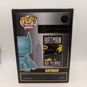 Batman 144 Blue Chrome 2019 Summer Con 80 Years DC Funko Pop Vinyl FRENLY BRICKS - Open 7 Days
