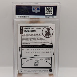 Kevin Durant 2022-23 Chronicles NBA Hoops Gold /10 Psa 9 POP 2 FRENLY BRICKS - Open 7 Days