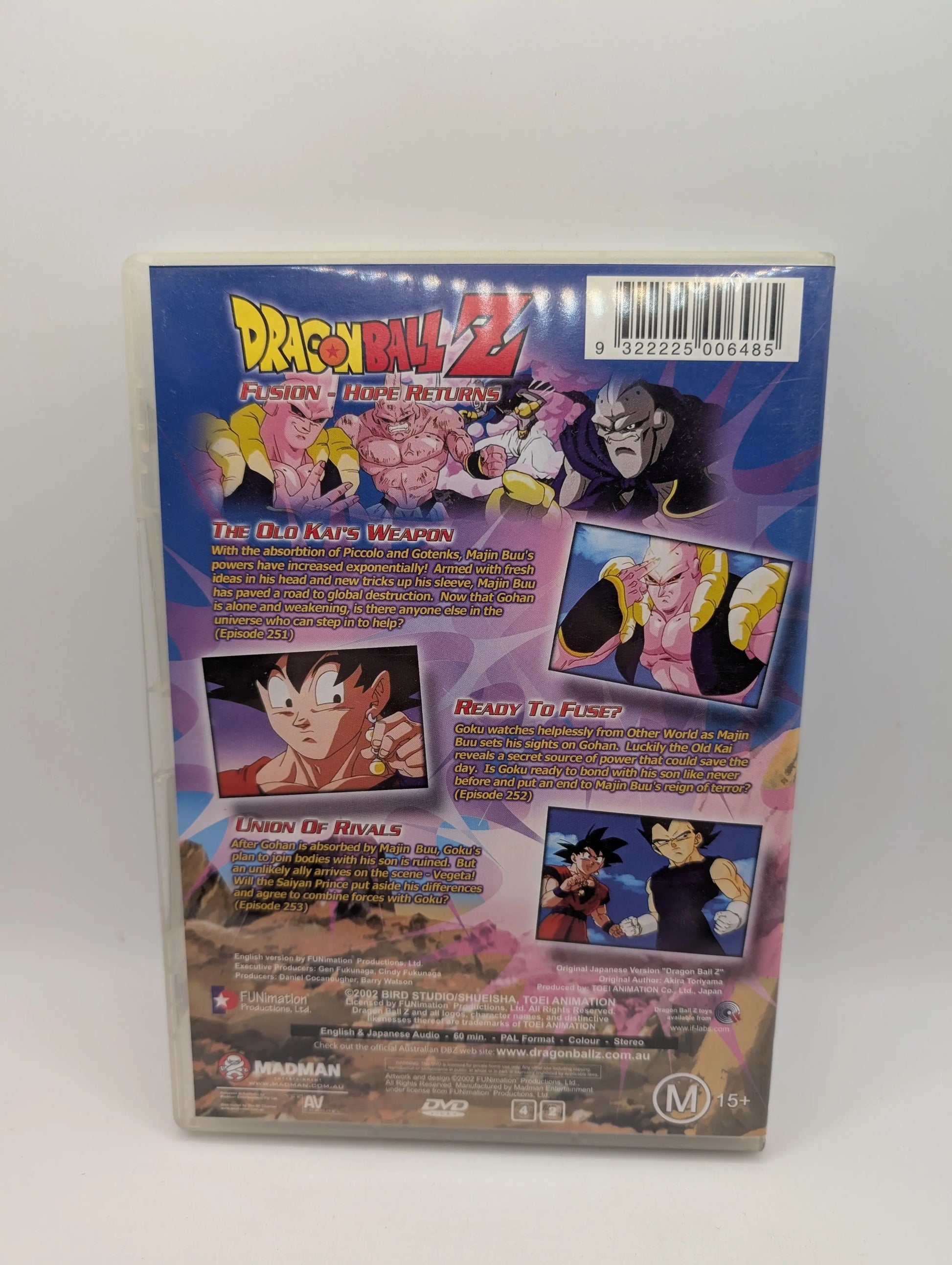 DBZ Dragon Ball Z Volume 5.10 - Fusion / Hope Returns FRENLY BRICKS - Open 7 Days