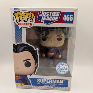 Justice League (comics) - Superman Pop! Vinyl Figure (RS) #466 Funko FRENLY BRICKS - Open 7 Days