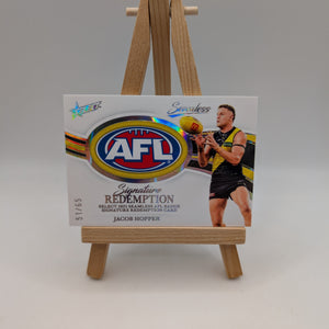 2026 AFL Select Seamless Jacob Hopper AFL Badge Signature Redemption /65 FRENLY BRICKS - Open 7 Days