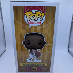 NBA Basketball - Hakeem Olajuwon Houston Rockets Pop! Vinyl Figure #106 FRENLY BRICKS - Open 7 Days