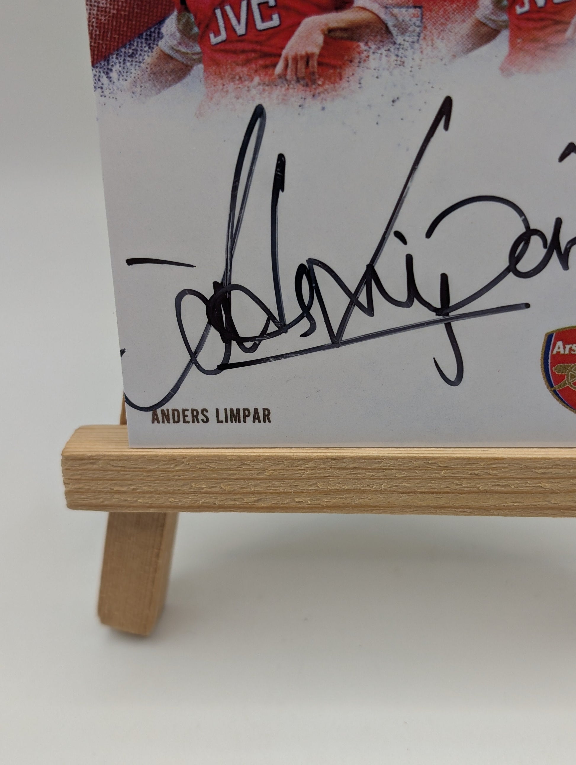2025 Futera Anders Limpar /7 Auto Autograph Arsenal FRENLY BRICKS - Open 7 Days