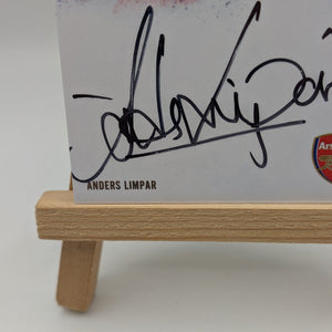 2025 Futera Anders Limpar /7 Auto Autograph Arsenal FRENLY BRICKS - Open 7 Days