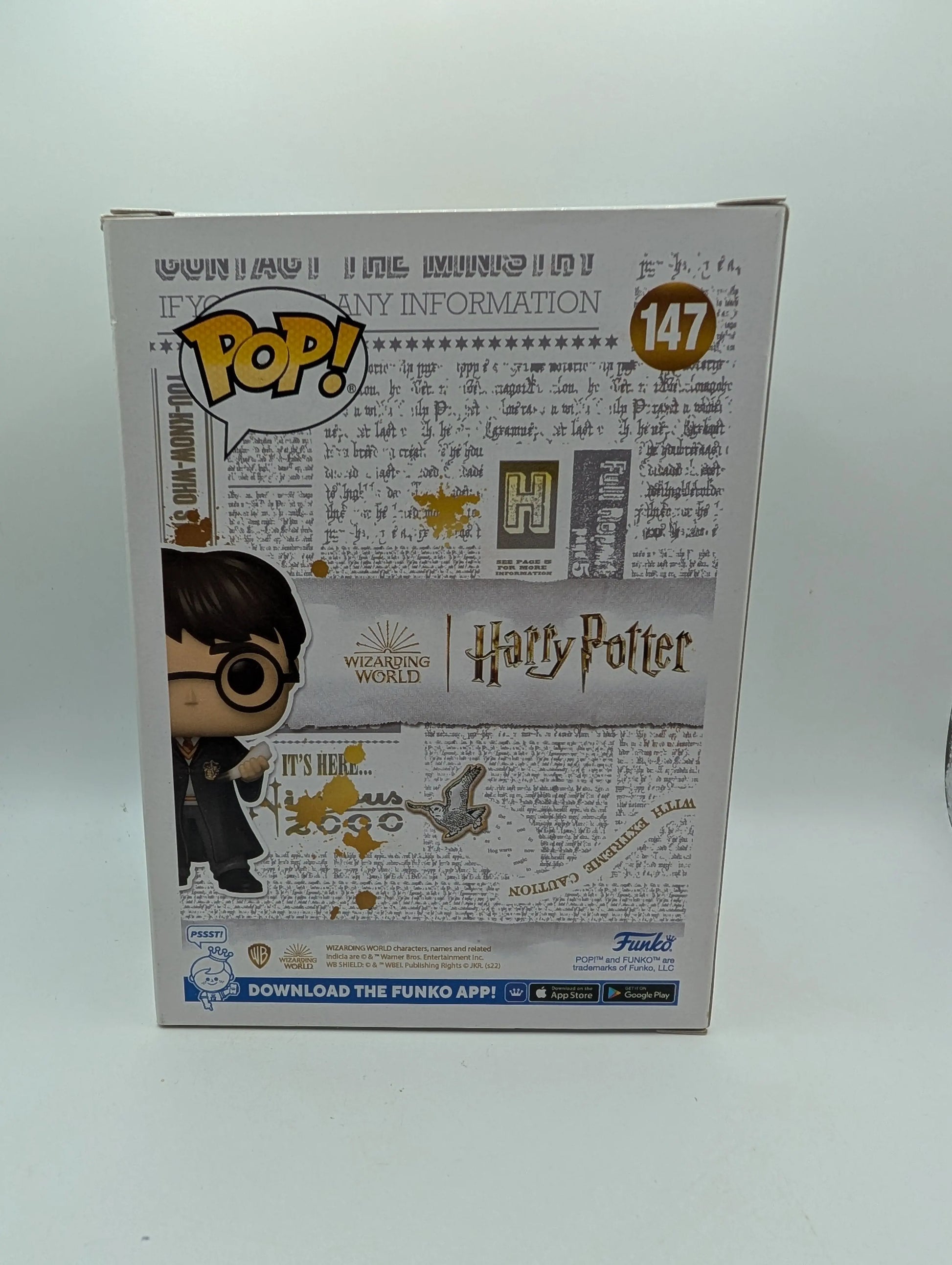 Harry Potter 2022 Convention Limited Edition Exclusive Funko Pop! Vinyl #147 FRENLY BRICKS - Open 7 Days
