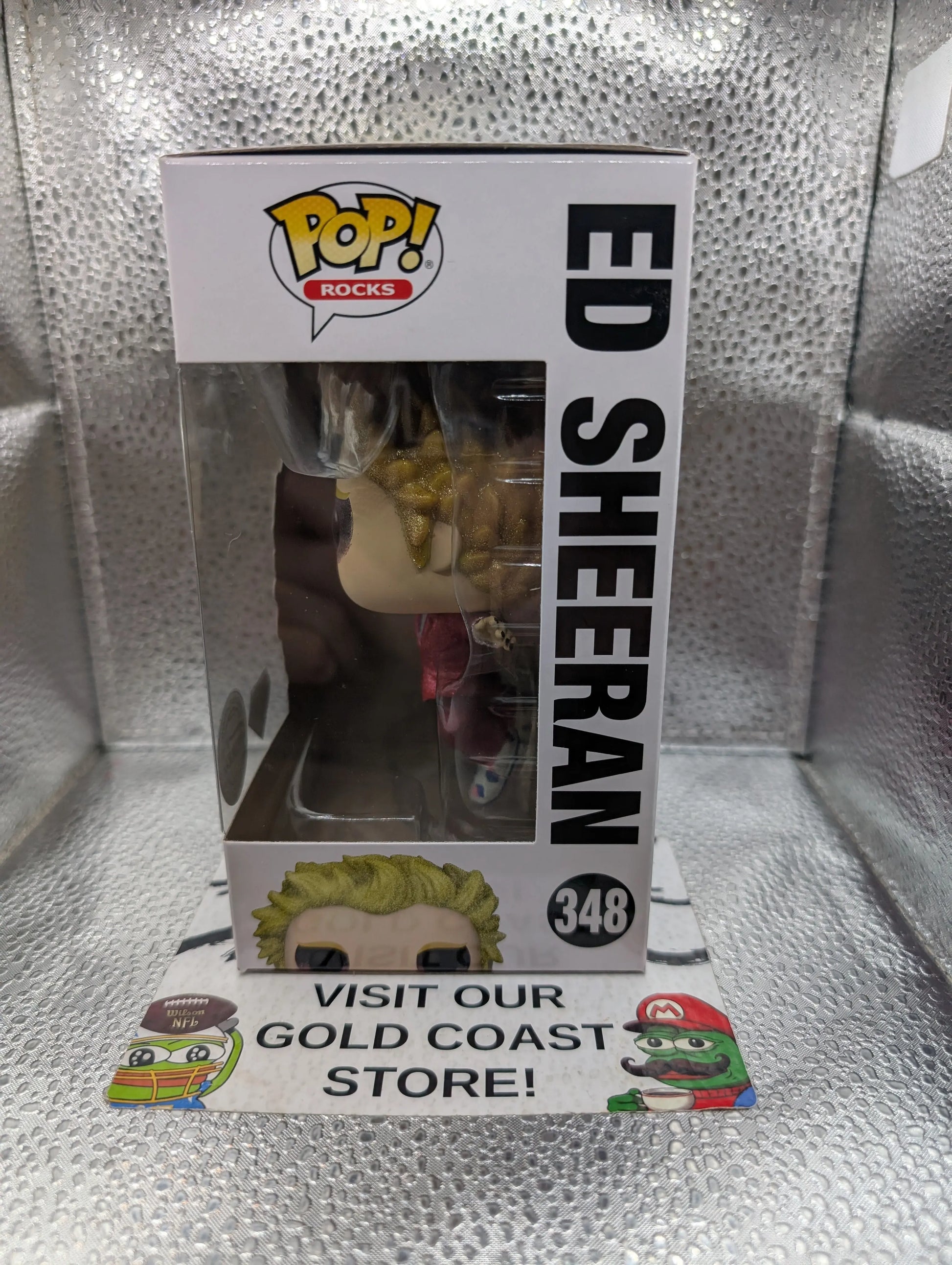 ED SHEERAN - DIAMOND GLITTER S.E. FUNKO POP ROCKS - No. 348 -2023 FRENLY BRICKS - Open 7 Days