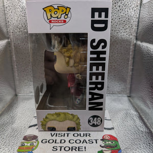 ED SHEERAN - DIAMOND GLITTER S.E. FUNKO POP ROCKS - No. 348 -2023 FRENLY BRICKS - Open 7 Days