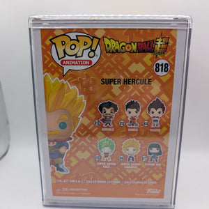 Funko Pop! Dragon Ball Super Hercule #818 GITD SIGNED Chris Rager In Protector FRENLY BRICKS - Open 7 Days