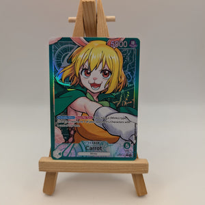 Carrot OP08-021 Leader ALT ART 🐰 One Piece TCG English NM | Minks Leader FRENLY BRICKS - Open 7 Days