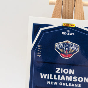 2019-20 Donruss Optic Rookie Auto Zion Williamson Dominators /49 FRENLY BRICKS - Open 7 Days