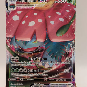 POKEMON TCG VENUSAUR VMAX SWSH102 SWORD & SHIELD PROMO FRENLY BRICKS - Open 7 Days