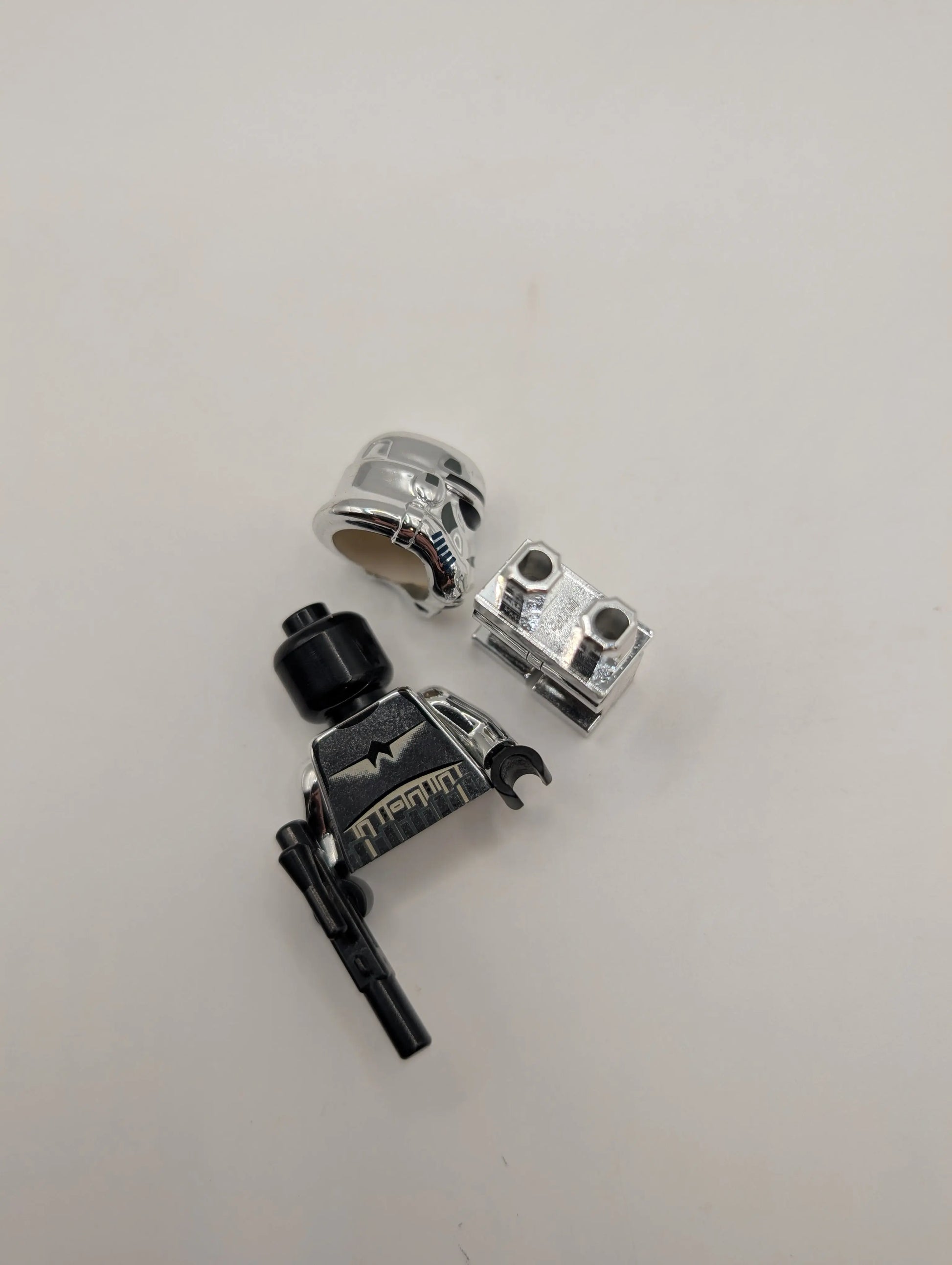 2009 LEGO Star Wars Stormtrooper Chrome Silver sw0097 Minifigure (Excellent) FRENLY BRICKS - Open 7 Days
