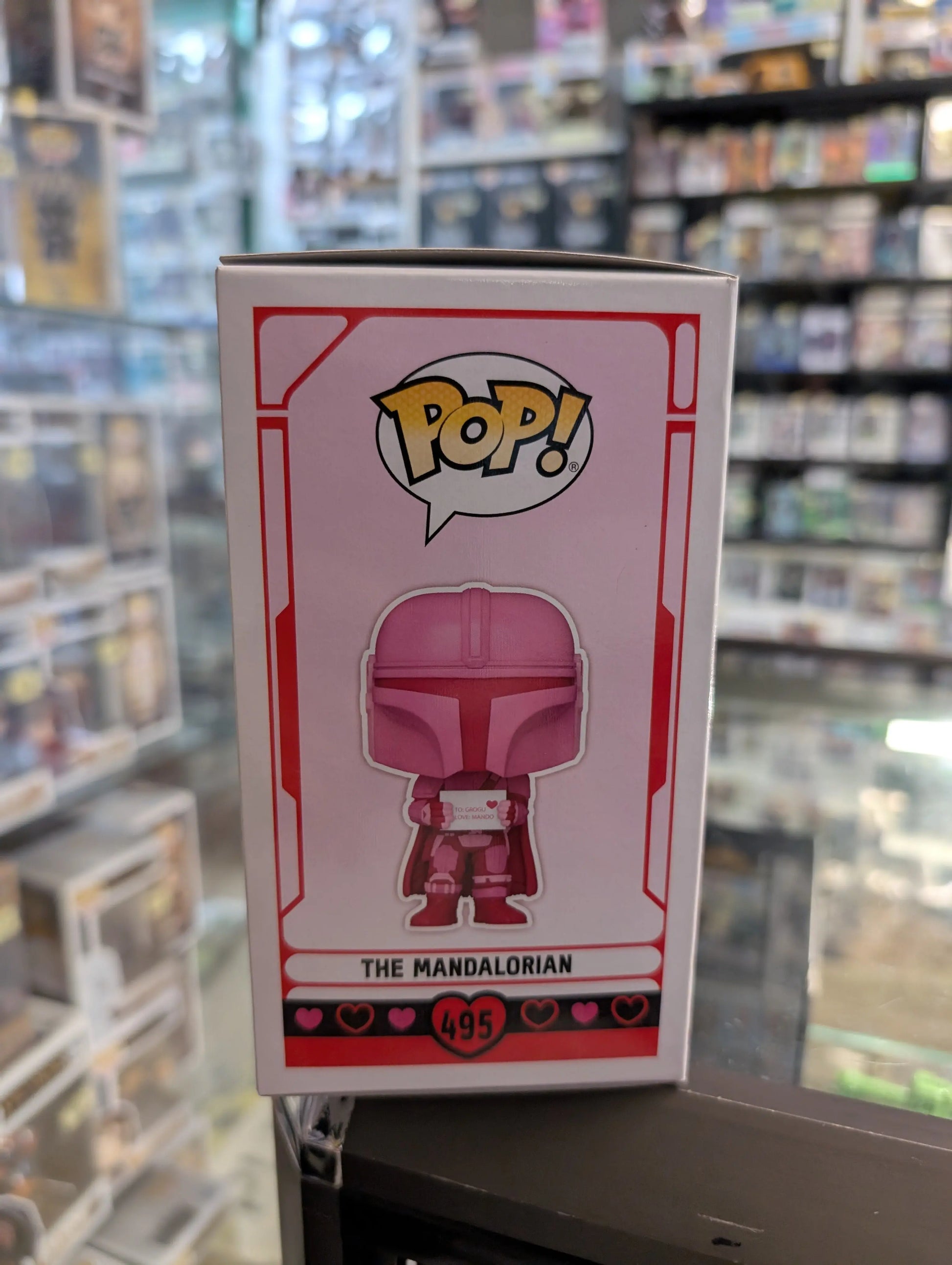 Funko Pop Star Wars #495 The Mandalorian Pink FRENLY BRICKS - Open 7 Days