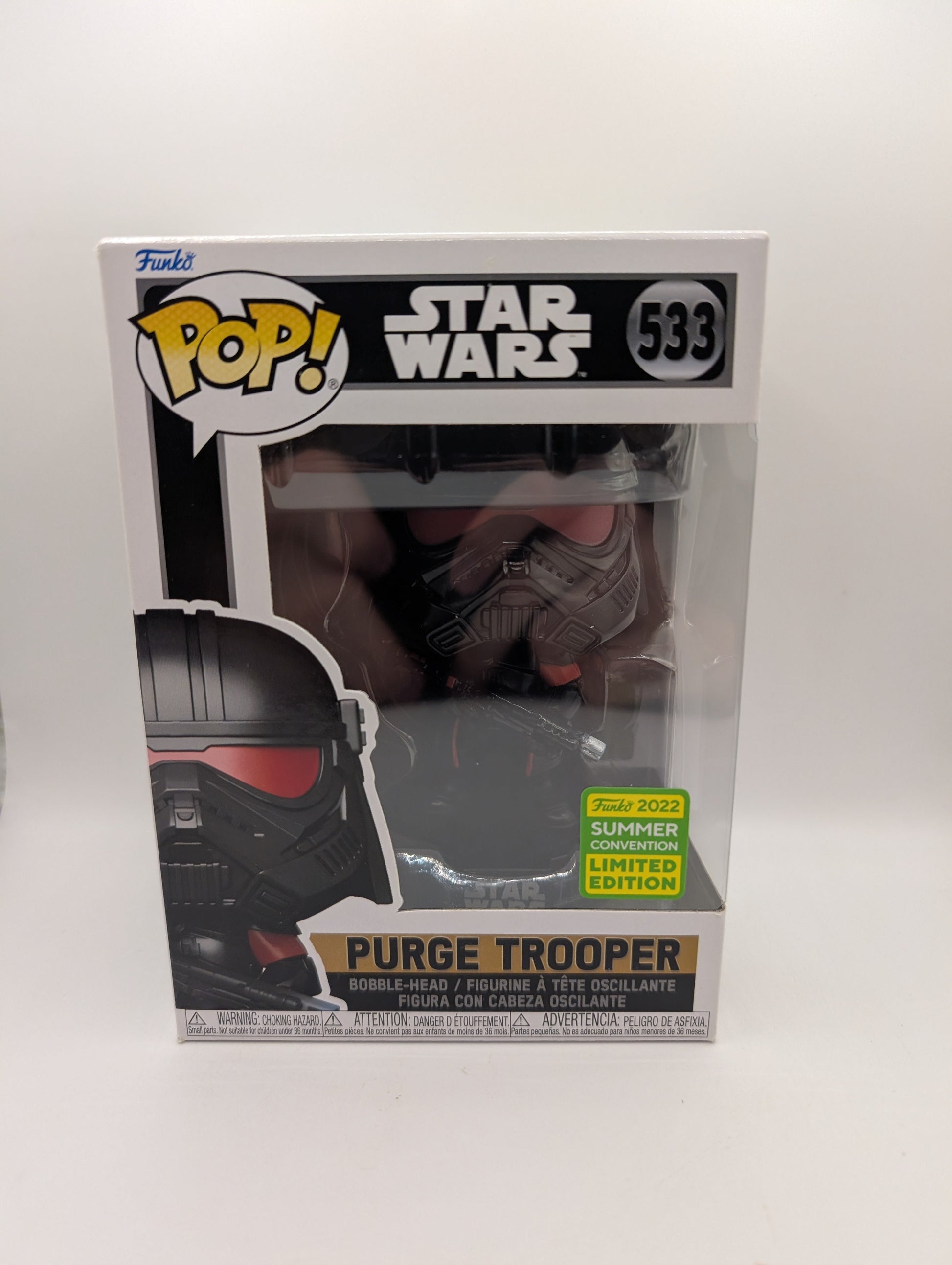 Funko Pop Star Wars #533 Purge Trooper Vinyl Figure FRENLY BRICKS - Open 7 Days