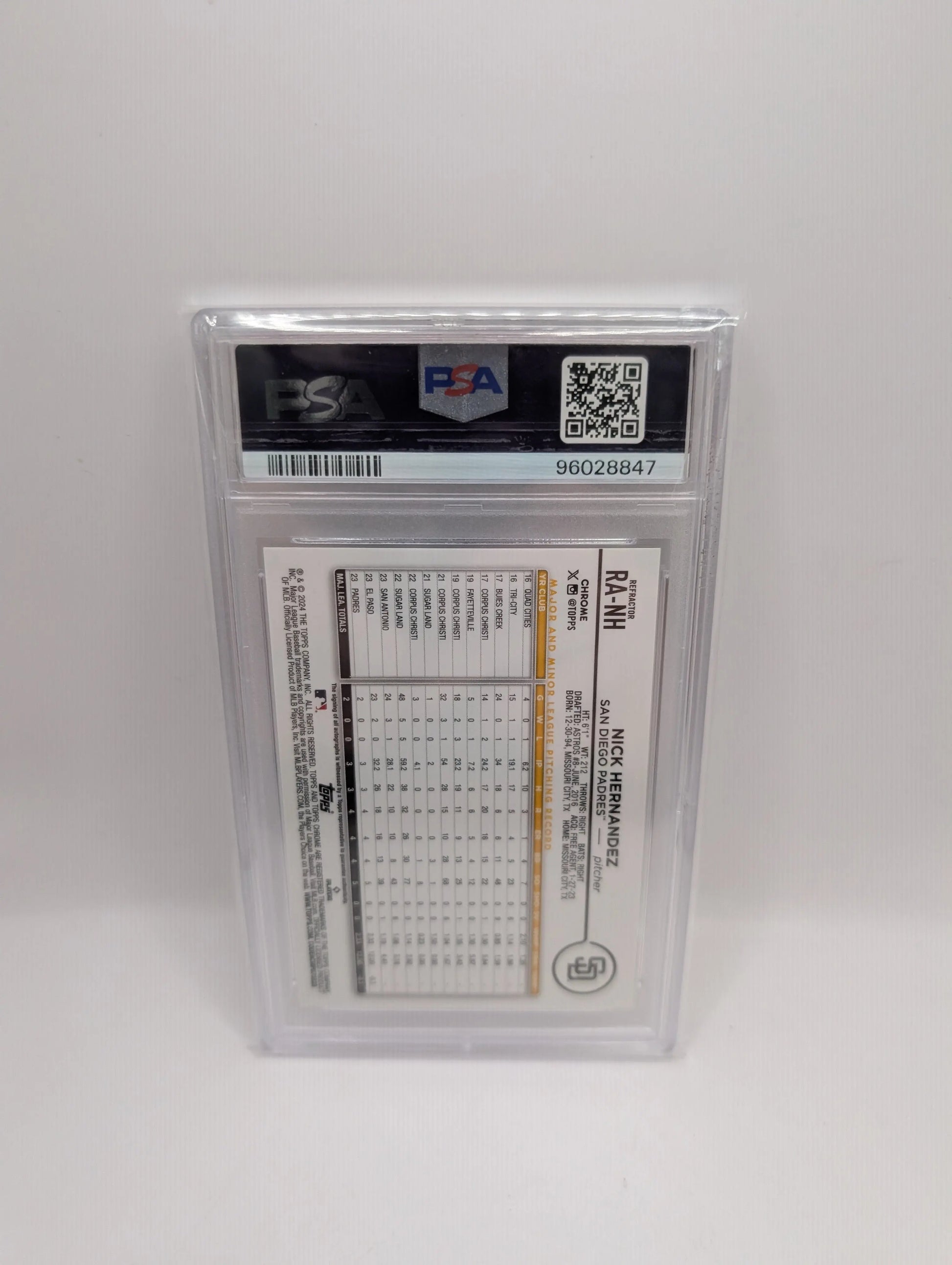 2024 Tops Chrome Nick Hernandez - Rookie Auto - Refractor FRENLY BRICKS - Open 7 Days