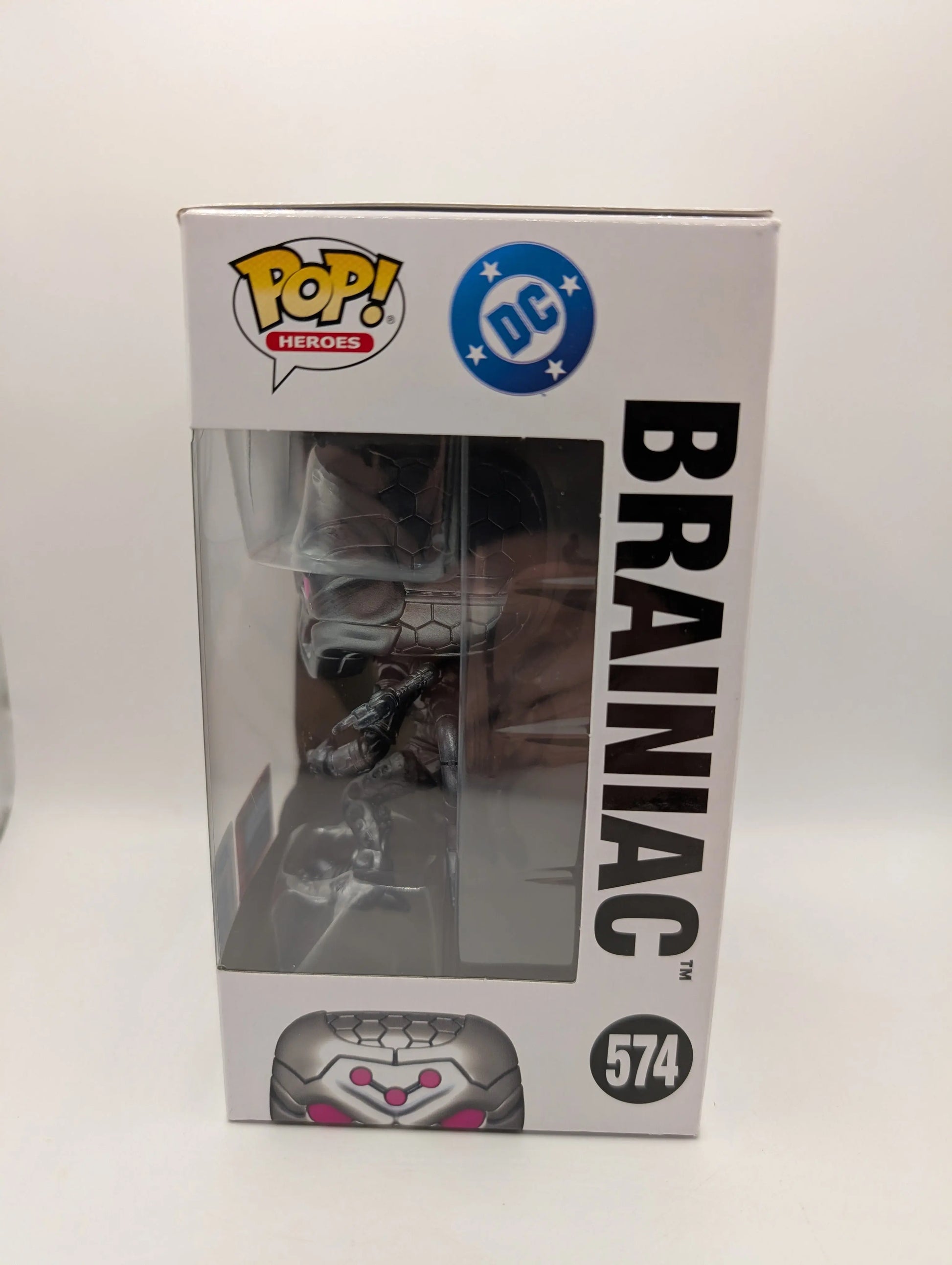 Funko Pop! DC Superman Brainiac #574 NYCC 2025 Shared Sticker FRENLY BRICKS - Open 7 Days