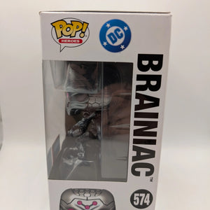 Funko Pop! DC Superman Brainiac #574 NYCC 2025 Shared Sticker FRENLY BRICKS - Open 7 Days
