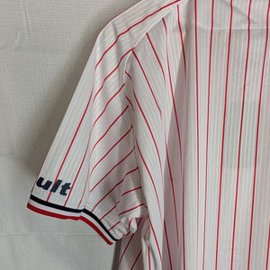 Nippon Baseball Tokyo Yakult Swallows 2016-2019 Home White/Red Blank XL Jersey