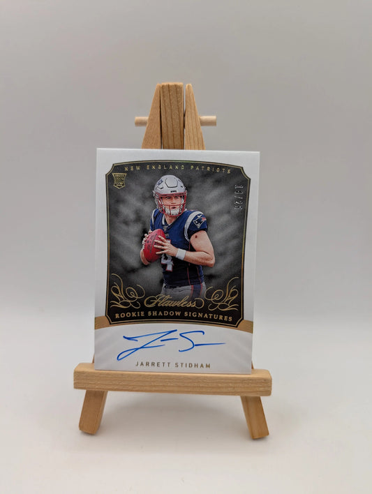 2019 Flawless Jarrett Stidham RC Shadow Signatures Gold ON CARD Auto /25 RSS-JS FRENLY BRICKS - Open 7 Days
