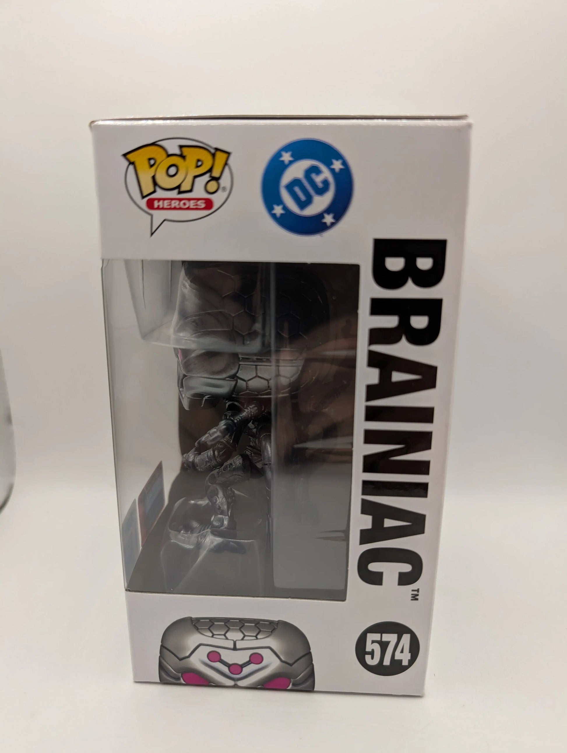 Funko Pop! DC Superman Brainiac #574 NYCC 2025 Shared Sticker FRENLY BRICKS - Open 7 Days