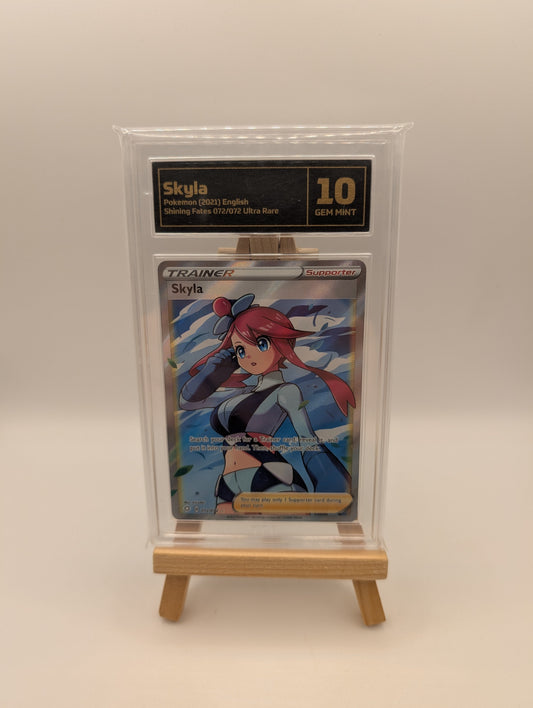 Skyla 072/072 Full Art Ultra Rare Shining Fates 2021 Pokemon SWSH Graded 10 FRENLY BRICKS - Open 7 Days