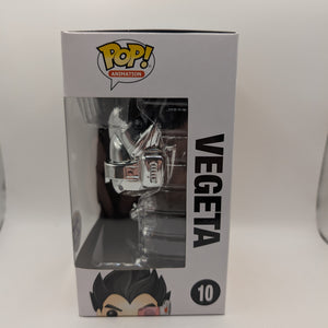 Funko Pop Dragon Ball Z Vegeta Silver Chrome Exclusive 25th #10 FRENLY BRICKS - Open 7 Days