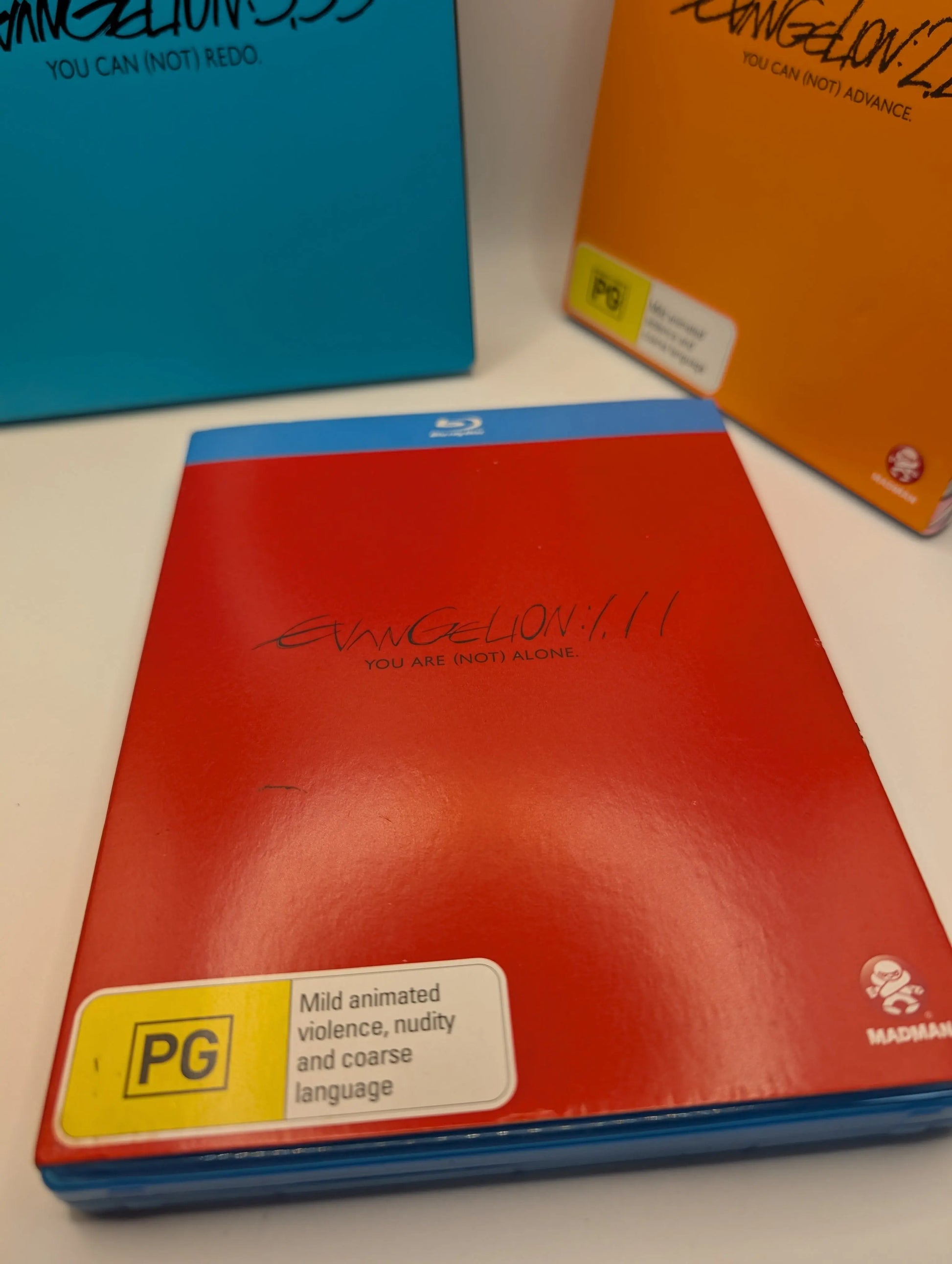 Shin EVANGELION Blu-ray 1.11 2.22 3.33 complete Set Limited Edition FRENLY BRICKS - Open 7 Days