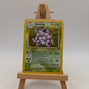 Nidoking 11/102 Holo Rare Base Set Unlimited - Pokemon Card WOTC HP FRENLY BRICKS - Open 7 Days