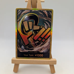One Piece TCG PRB-01 Gold Don Sir Crocodile Full Art Foil Card NM FRENLY BRICKS - Open 7 Days