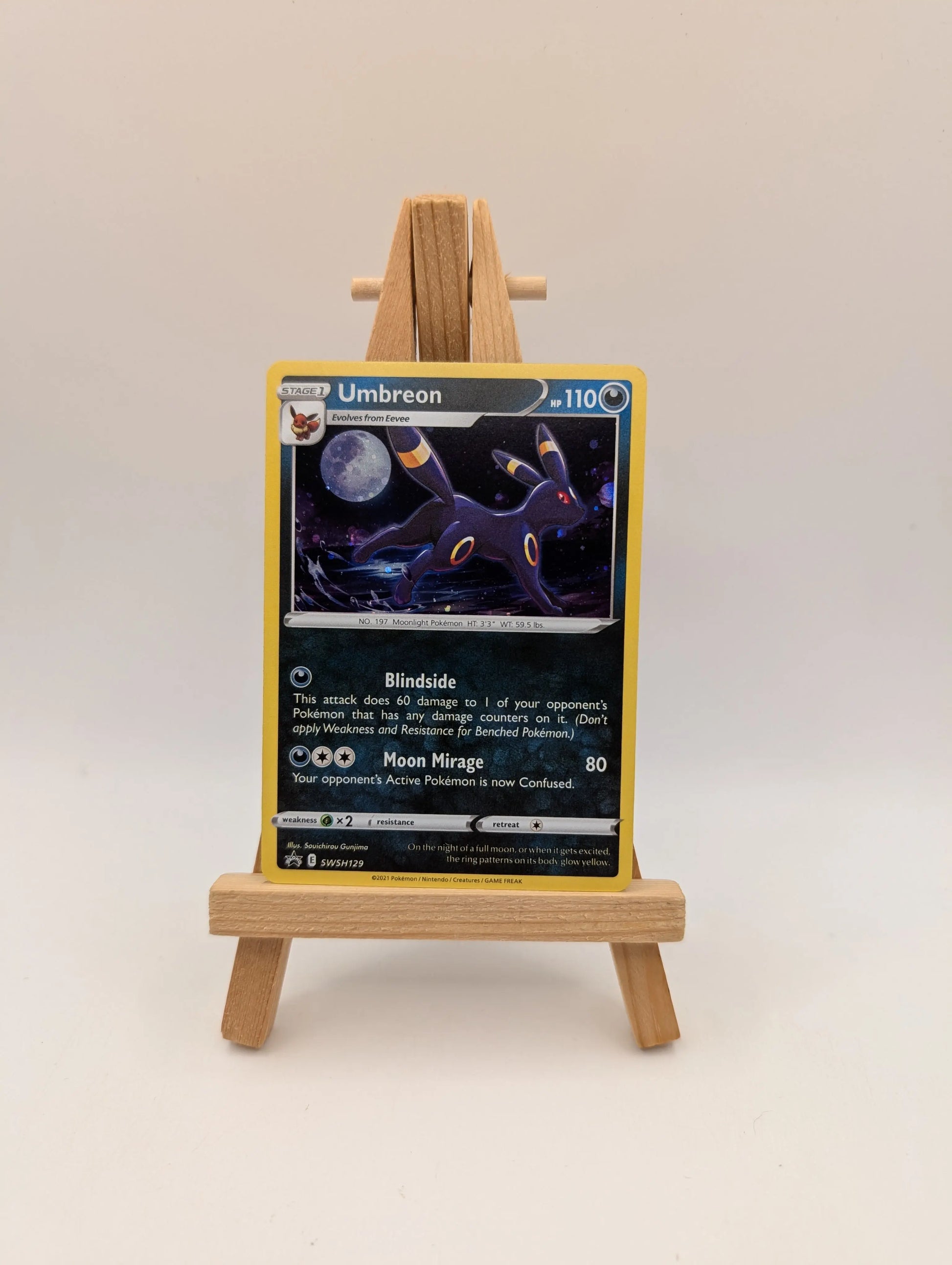Umbreon - SWSH129 - Sword & Shield Black Star Promo - Holo - Pokémon TCG (1) FRENLY BRICKS - Open 7 Days