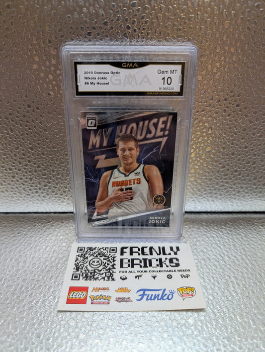 2019 Donruss Optic Nikola Kokic #6 My House GMA 10 FRENLY BRICKS - Open 7 Days