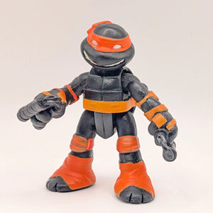 TMNT  Half Shell Heroes Hero Figure Mike 2016 Stealth Black imaginext 2.5 FRENLY BRICKS - Open 7 Days