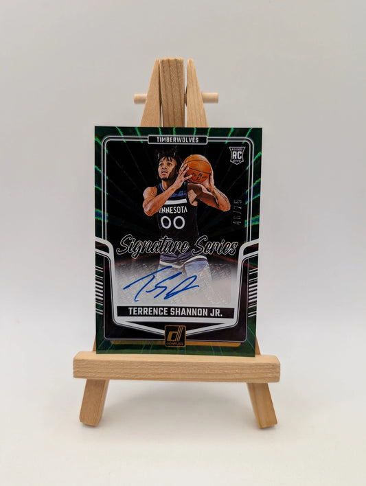 Terrence Shannon Jr. [Green Laser] #76 2024 Panini Donruss Signature Rookie FRENLY BRICKS - Open 7 Days