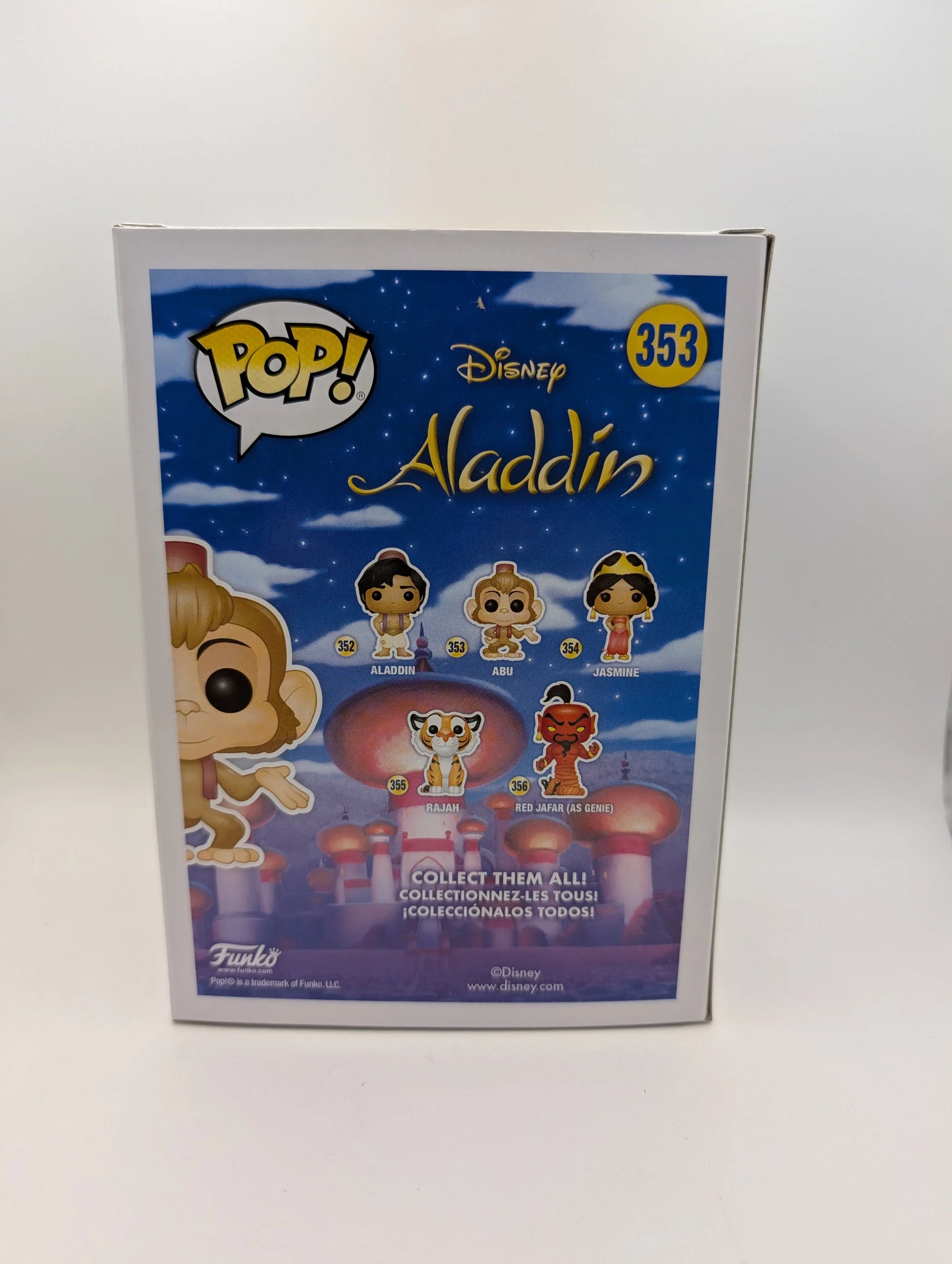 ABU #353 FUNKO POP VINYL FIGURE DISNEY ALADDIN FRENLY BRICKS - Open 7 Days