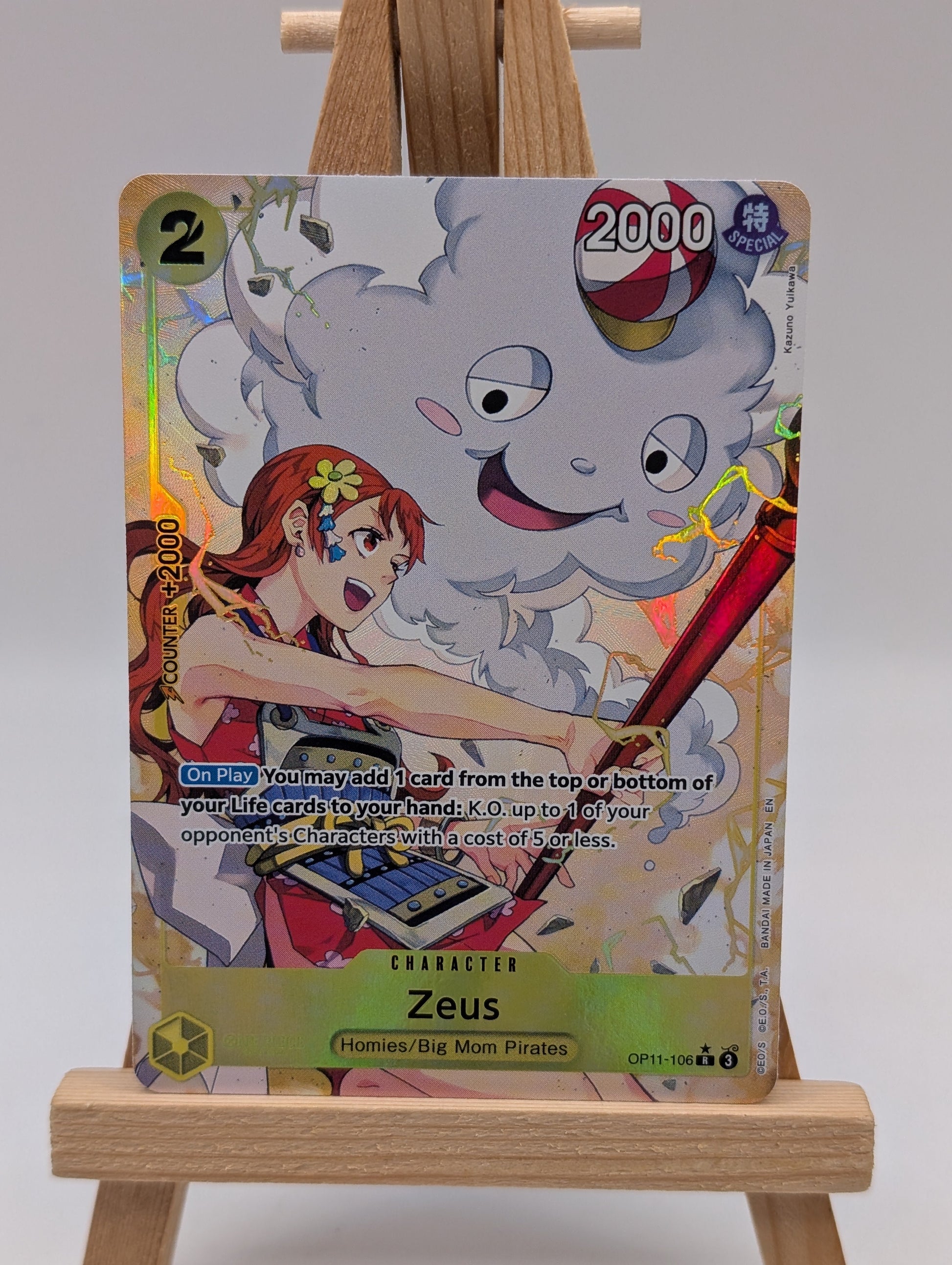 One Piece Card Game CCG TCG Zeus OP11-106 R Rare Alt Alternate FRENLY BRICKS - Open 7 Days