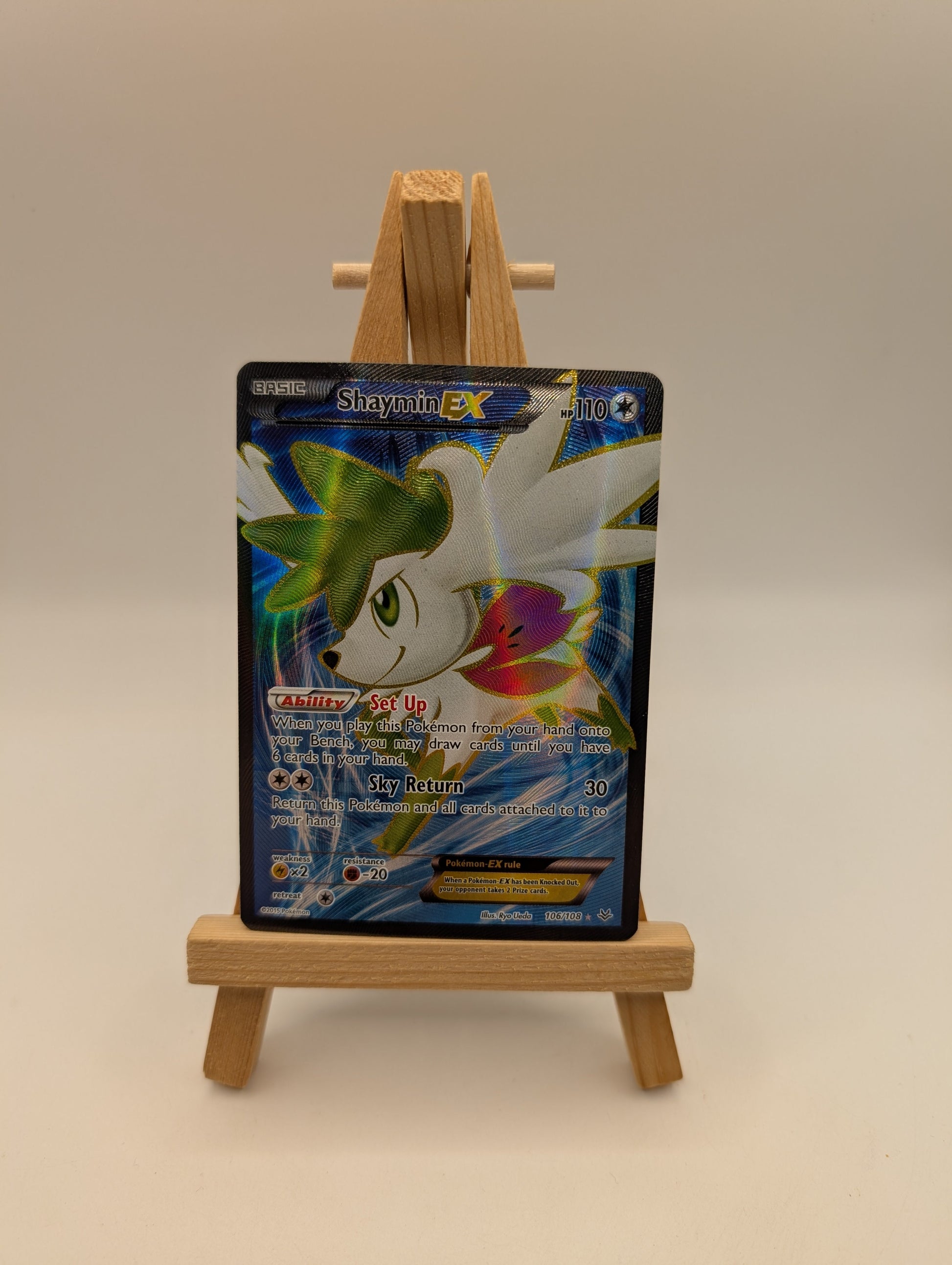 Pokemon - Shaymin-EX 106108 - XY Roaring Skies - Holo FRENLY BRICKS - Open 7 Days