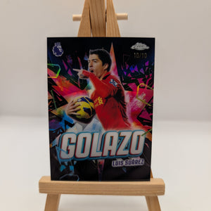 Luis Suarez 2026 Topps Chrome Premier League Golazo /10 Liverpool FRENLY BRICKS - Open 7 Days