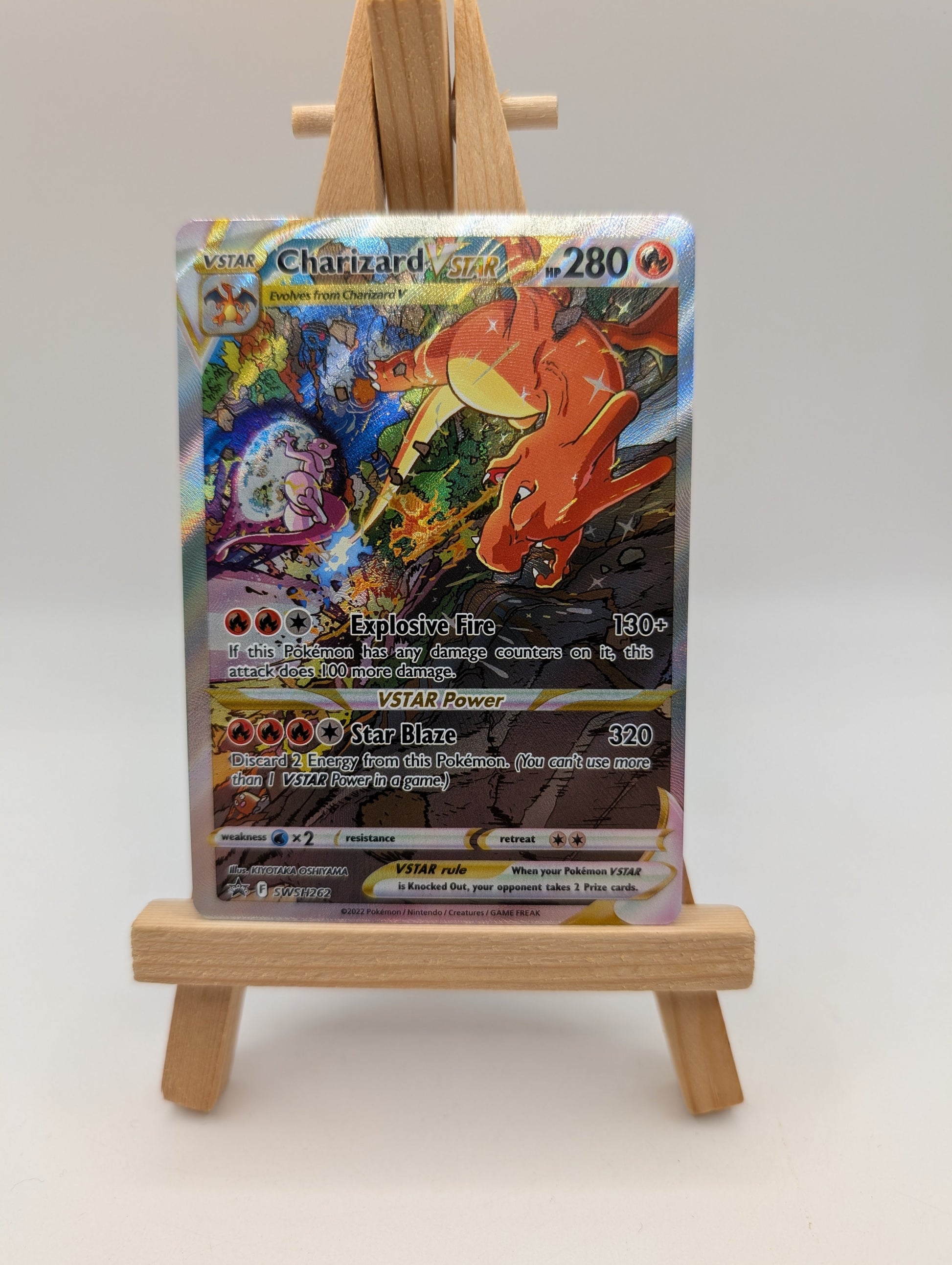 Pokémon TCG Charizard Vstar Sword & Shield Swsh262 Holo Promo FRENLY BRICKS - Open 7 Days