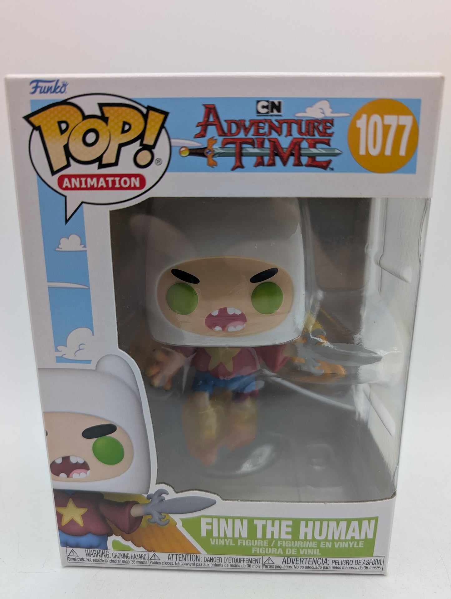 Funko Pop! Adventure Time Finn the Human #1077 Vinyl Figure