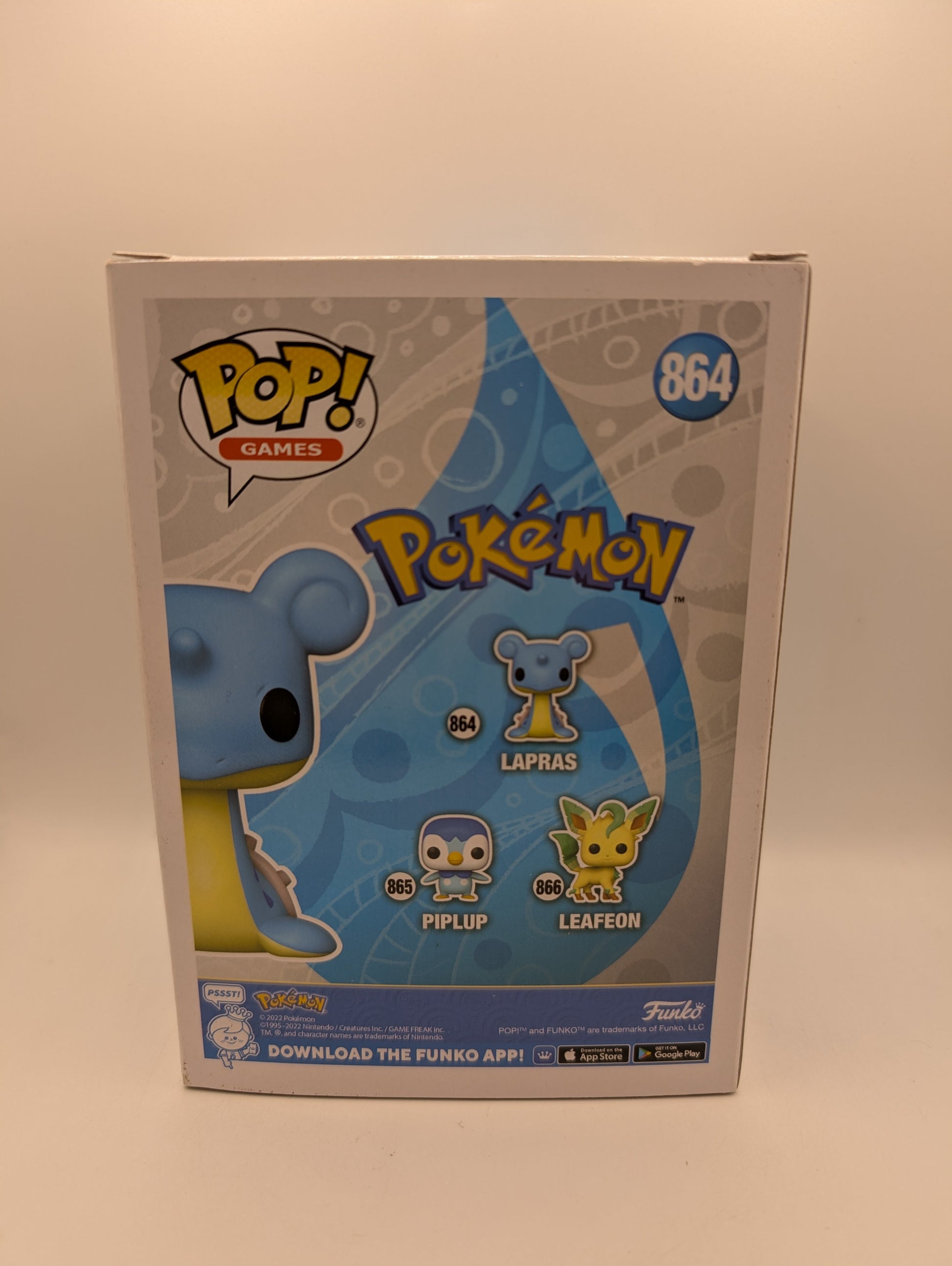 Funko Pop! Games #864 Pokemon - Lapras FRENLY BRICKS - Open 7 Days