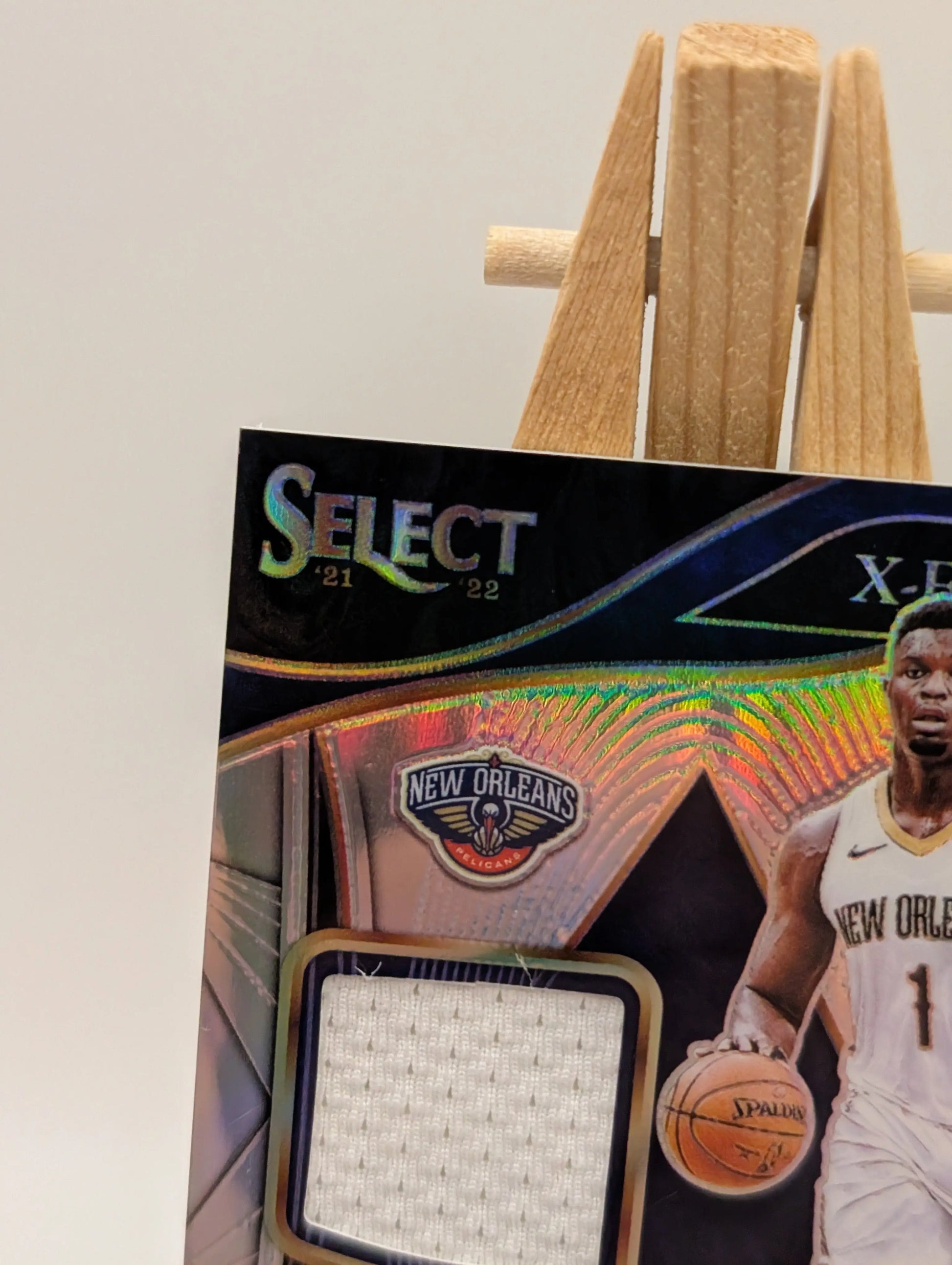 2021-22 Panini Select Zion Williamson X-Factor Jersey GU Patch Auto Silver /99 FRENLY BRICKS - Open 7 Days