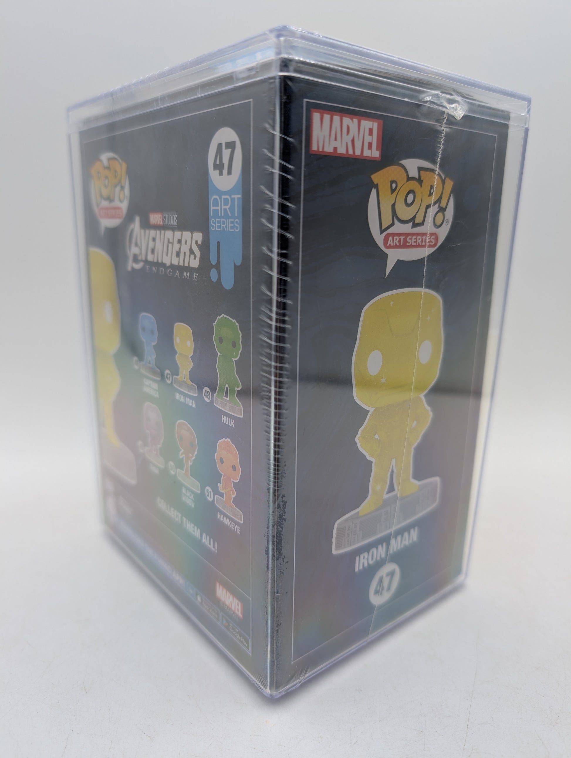 Funko 2021 Pop! Art Series #47 Iron Man Marvel Infinity Saga Sealed Protector image 6