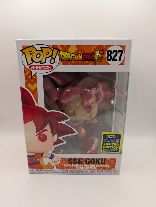 Funko POP! Animation DragonBall Super - SSG Goku #827 - 2020 Summer Convention FRENLY BRICKS - Open 7 Days