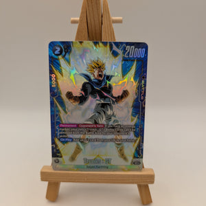 Dragon Ball Super Fusion World - Trunks : GT FB04-114 SR Alternate Art FRENLY BRICKS - Open 7 Days