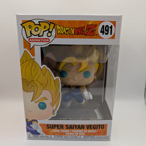 Funko POP Animation Dragonball Z Super Saiyan Vegito #491 Vinyl Figure FRENLY BRICKS - Open 7 Days