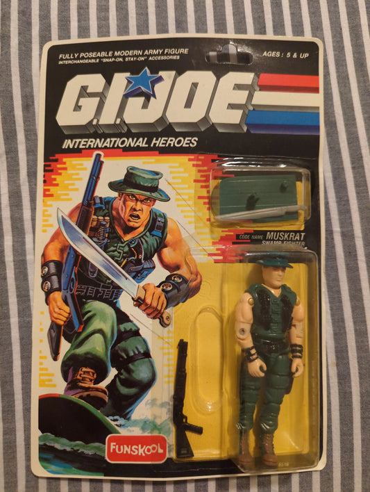 Rare 2003 Funskool India Gijoe Muskrat Sealed MOC FRENLY BRICKS - Open 7 Days