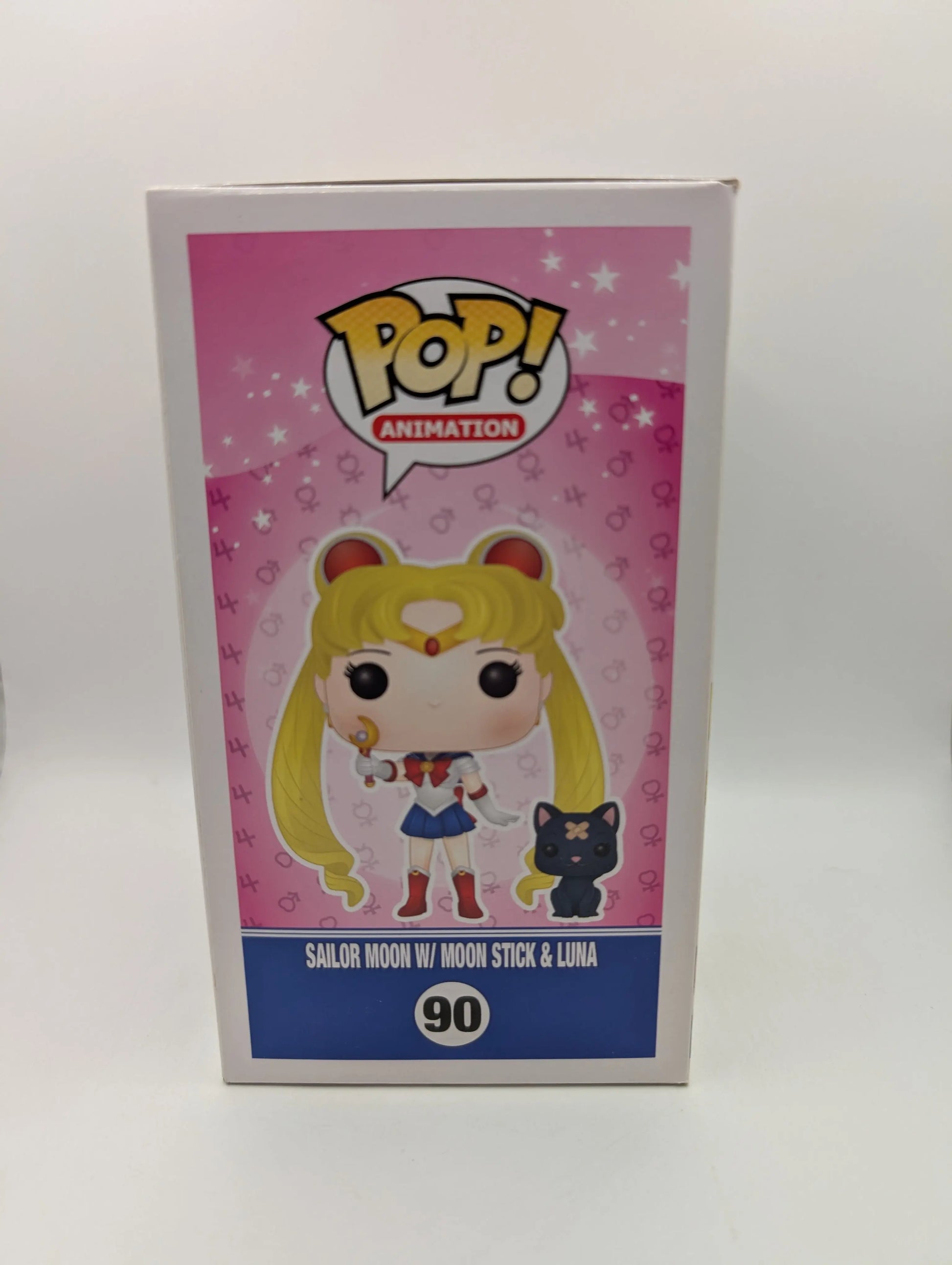Funko Pop Sailor Moon w/ Moon Stick & Luna #90 FRENLY BRICKS - Open 7 Days