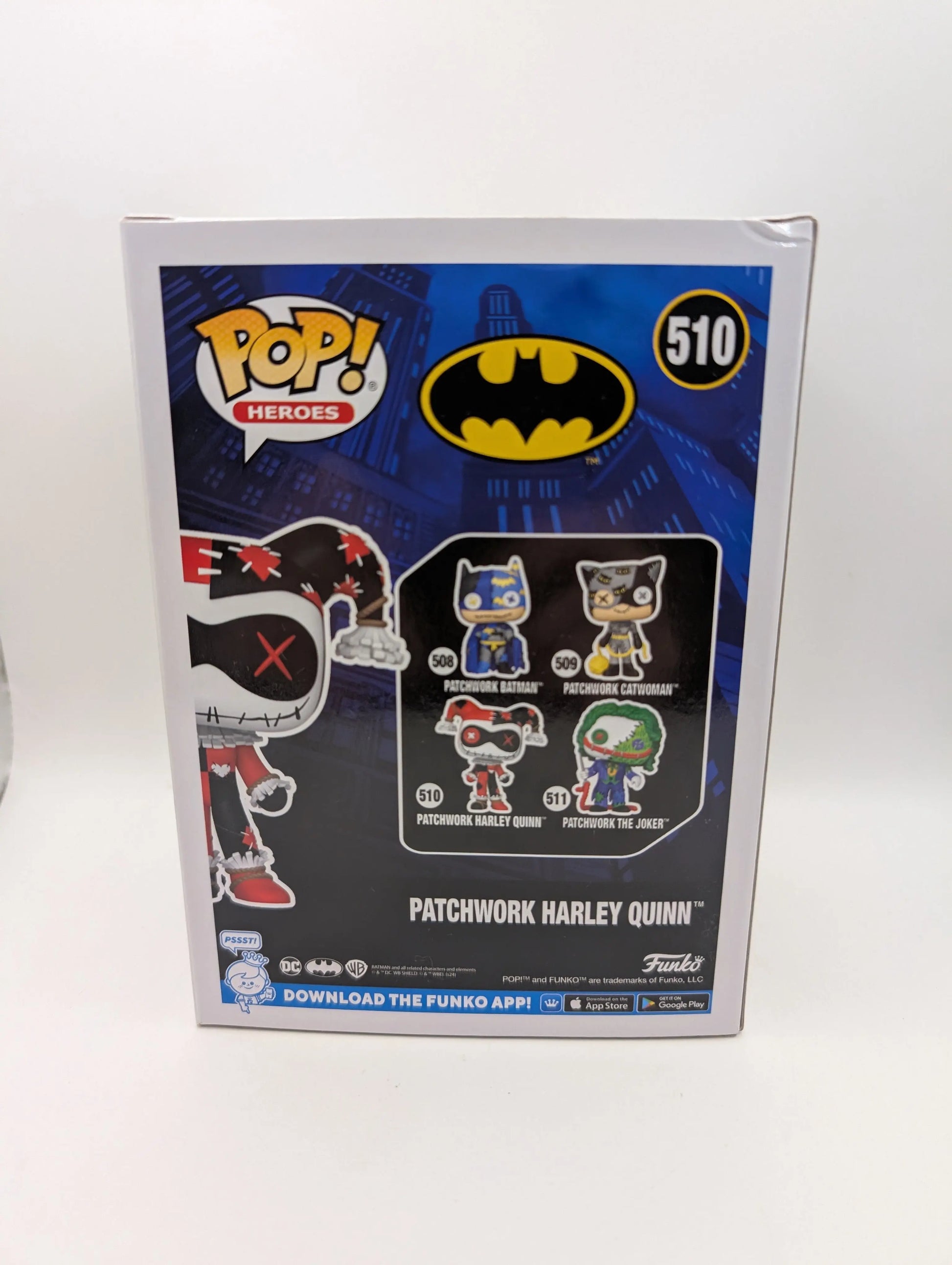 Funko Pop Patchwork Harley Quinn from The DC Universe 510 FRENLY BRICKS - Open 7 Days