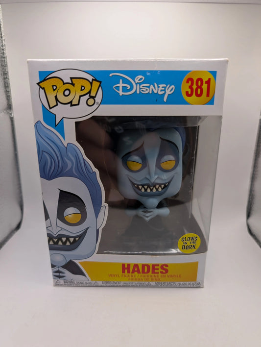 Disney Funko Pop - Hades (Glow) - Hercules - No. 381 FRENLY BRICKS - Open 7 Days