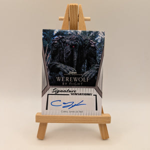 2024 Upper Deck Marvel Studios Disney+ Carey Jones Auto As Ted QTY Werewolf By FRENLY BRICKS - Open 7 Days